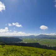 北外輪山から望む阿蘇五岳の写真