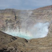 阿蘇中岳火口の写真